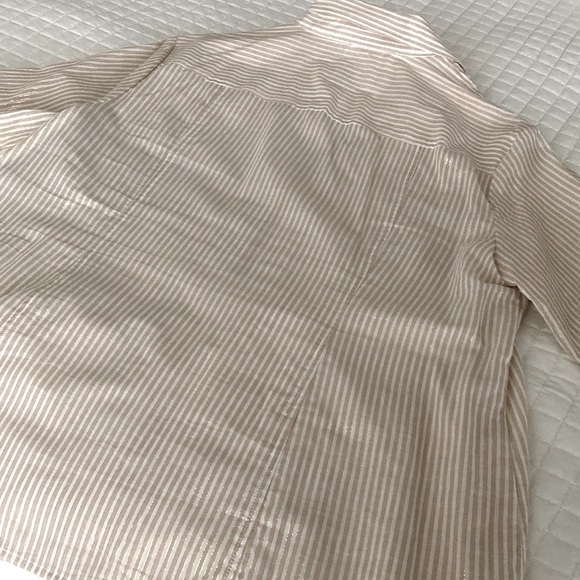 Zipper Blouse, Anne Klein, size Large - Picture 6 of 9